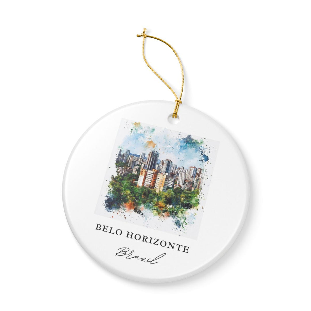 Belo Horizonte Ornament: Unique Belo Horizonte Souvenir, Belo Horizonte Xmas Decor, and Authentic Belo Horizonte Gift