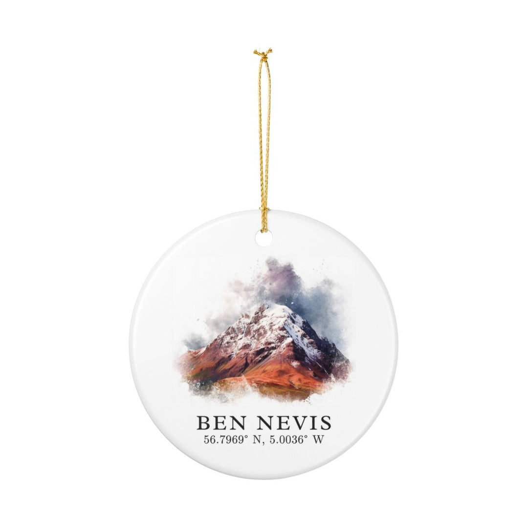 Ben Nevis United Kingdom Ornament: Unique Ben Nevis United Kingdom Souvenir, Ben Nevis United Kingdom Xmas Decor, and Authentic Ben Nevis United Kingdom Gift