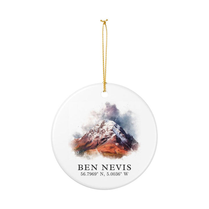 Ben Nevis United Kingdom Ornament: Unique Ben Nevis United Kingdom Souvenir, Ben Nevis United Kingdom Xmas Decor, and Authentic Ben Nevis United Kingdom Gift