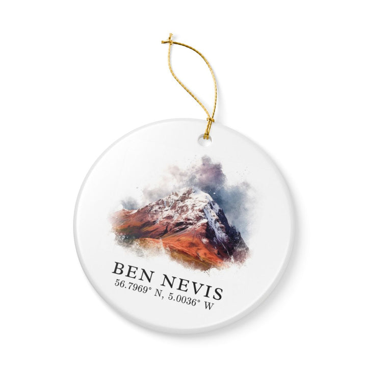 Ben Nevis United Kingdom Ornament: Unique Ben Nevis United Kingdom Souvenir, Ben Nevis United Kingdom Xmas Decor, and Authentic Ben Nevis United Kingdom Gift