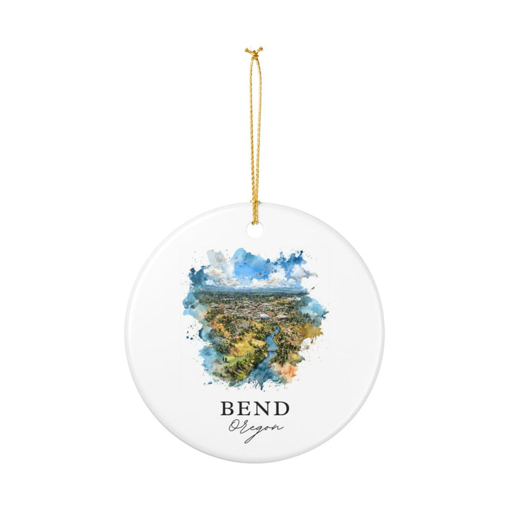 Bend Oregon Ornament: Unique Bend Souvenir, Bend Oregon Xmas Decor, and Authentic Bend Gift