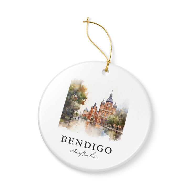 Bendigo Australia Ornament: Unique Bendigo Souvenir, Bendigo Australia Xmas Decor, and Authentic Bendigo Gift