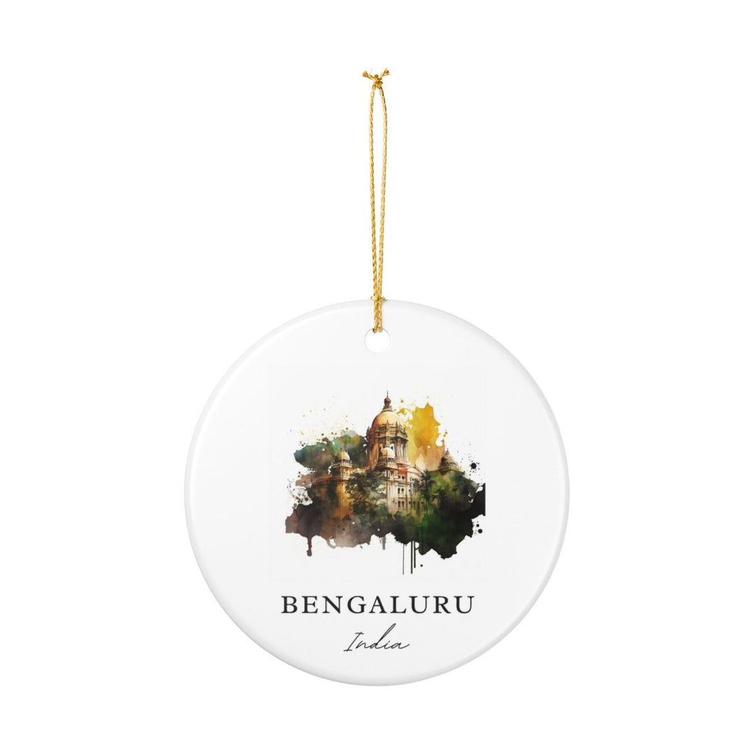 Bengaluru India Ornament: Unique Bengaluru Souvenir, Bengaluru India Xmas Decor, and Authentic Bengaluru Gift