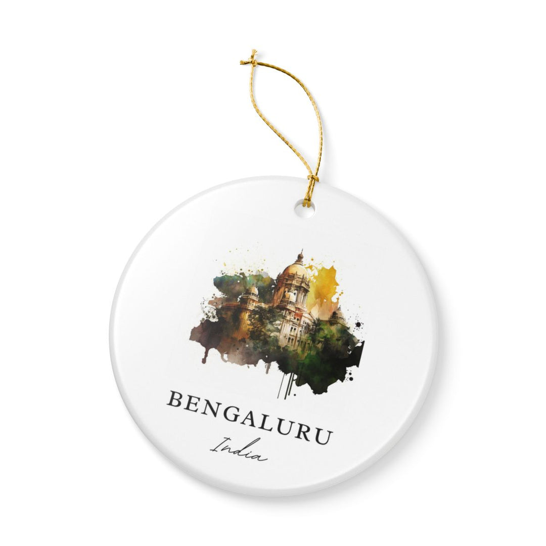 Bengaluru India Ornament: Unique Bengaluru Souvenir, Bengaluru India Xmas Decor, and Authentic Bengaluru Gift
