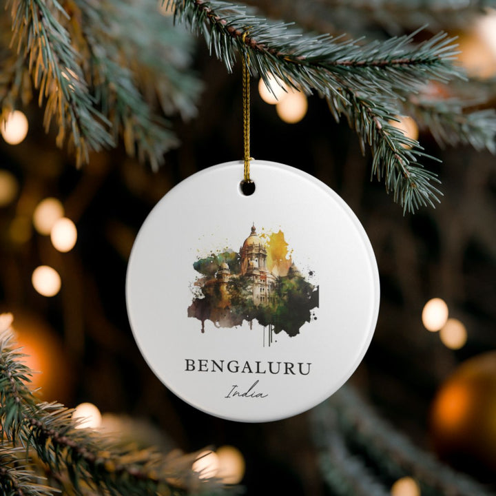 Bengaluru India Ornament: Unique Bengaluru Souvenir, Bengaluru India Xmas Decor, and Authentic Bengaluru Gift