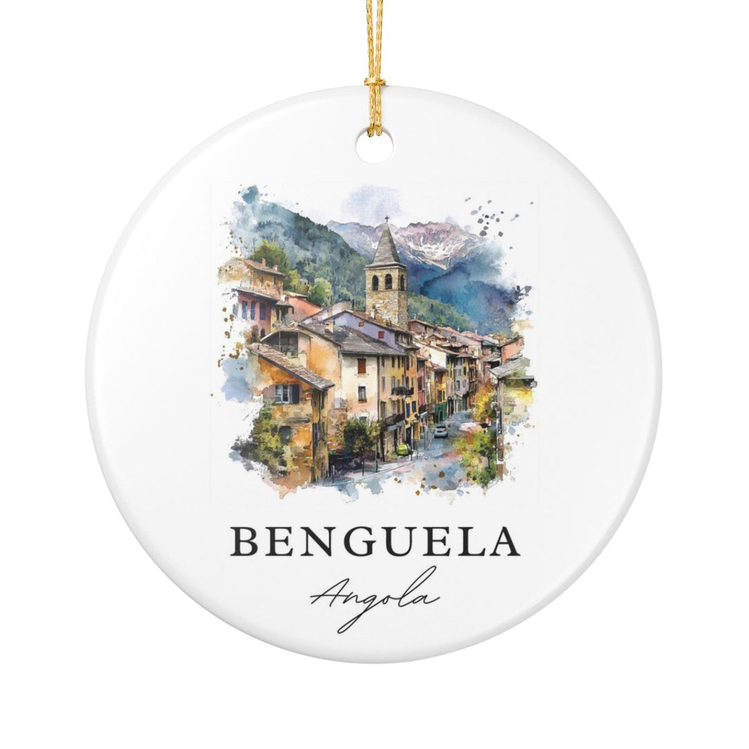 Benguela Andorra Ornament: Unique Benguela Souvenir, Benguela Andorra Xmas Decor, and Authentic Benguela Gift