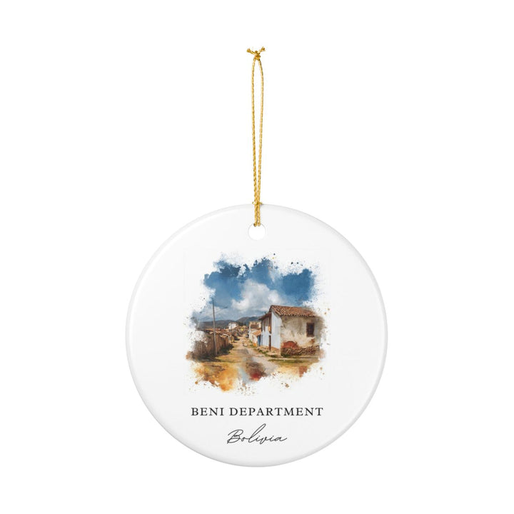 Beni Department Bolivia Ornament: Unique Beni Department Souvenir, Beni Department Bolivia Xmas Decor, and Authentic Beni Department Gift