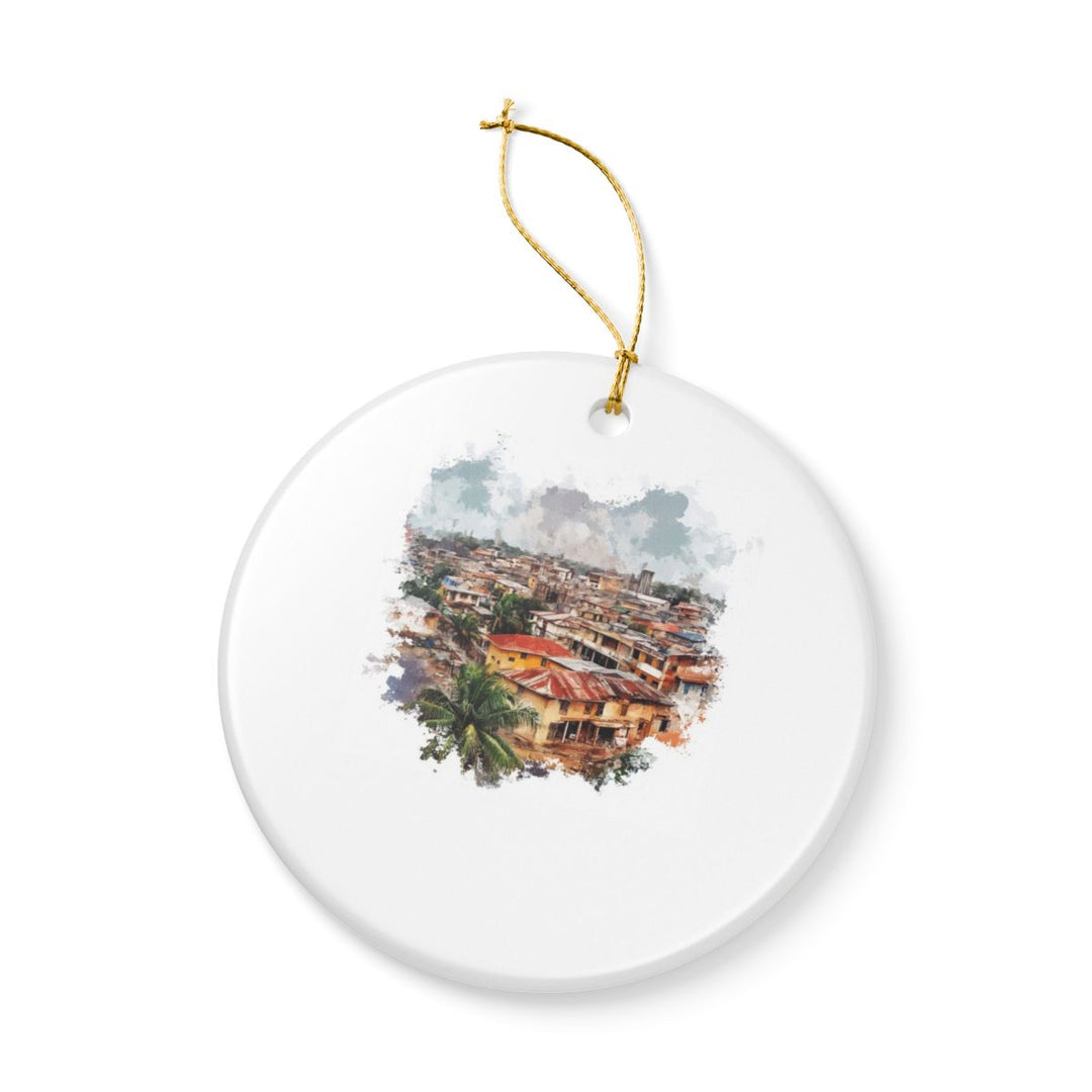 Benin City Ornament: Unique Benin City Souvenir, Benin City Xmas Decor, and Authentic Benin City Gift