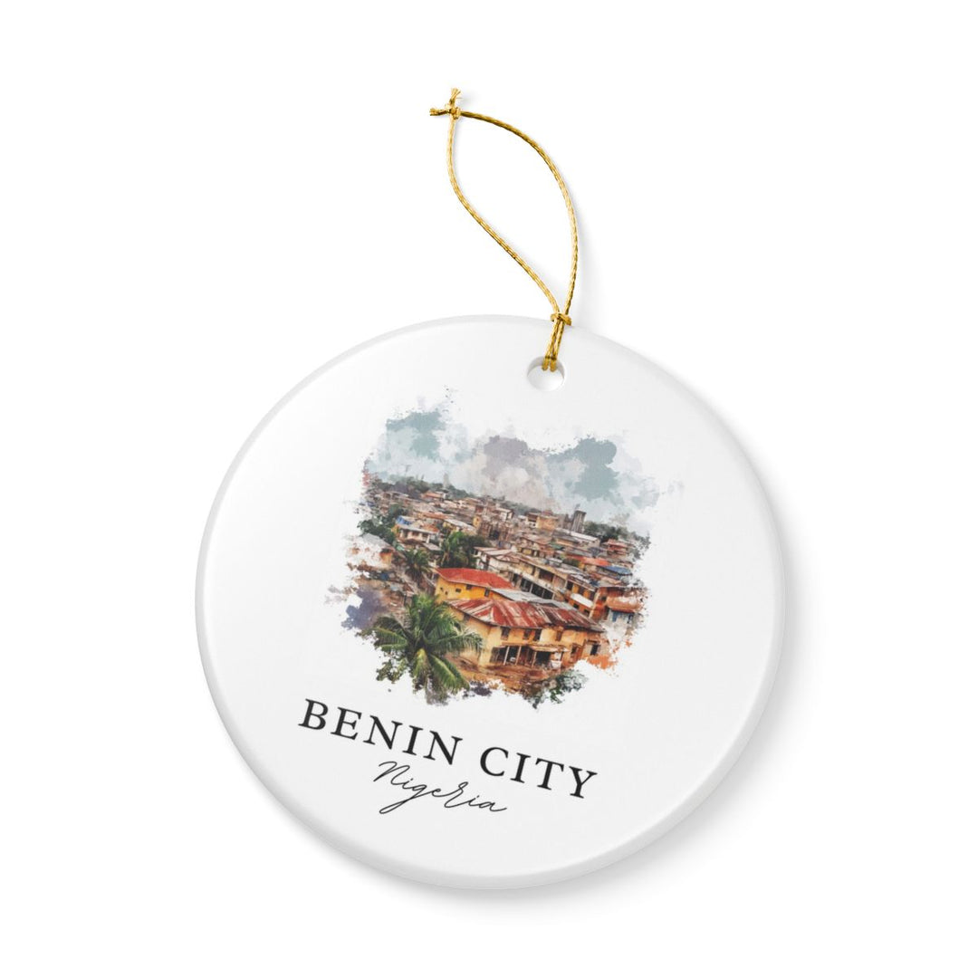 Benin City Nigeria Ornament | Christmas Travel Souvenir Gift