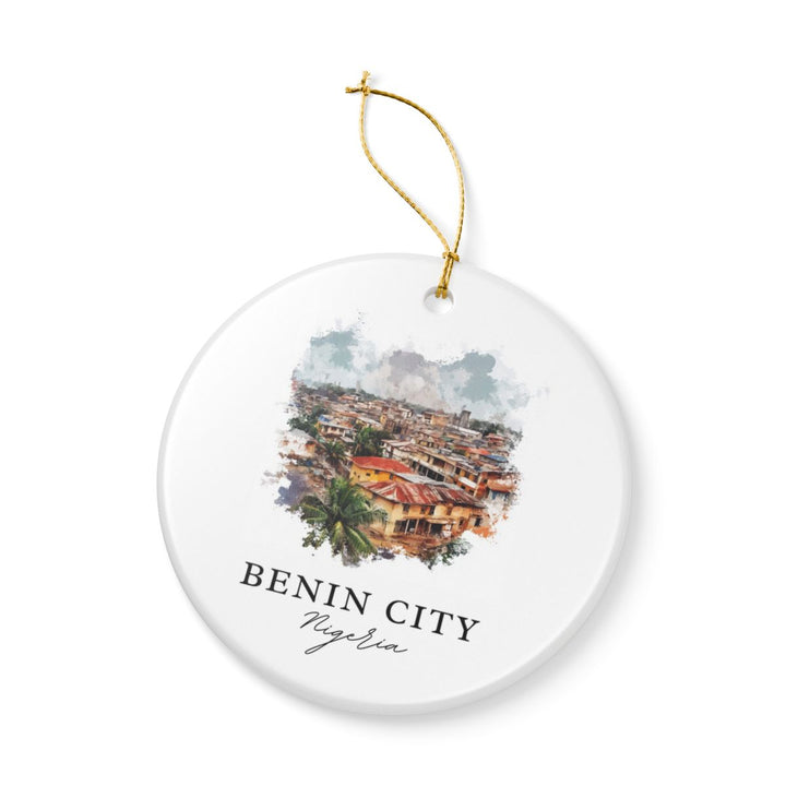 Benin City Nigeria Ornament | Christmas Travel Souvenir Gift