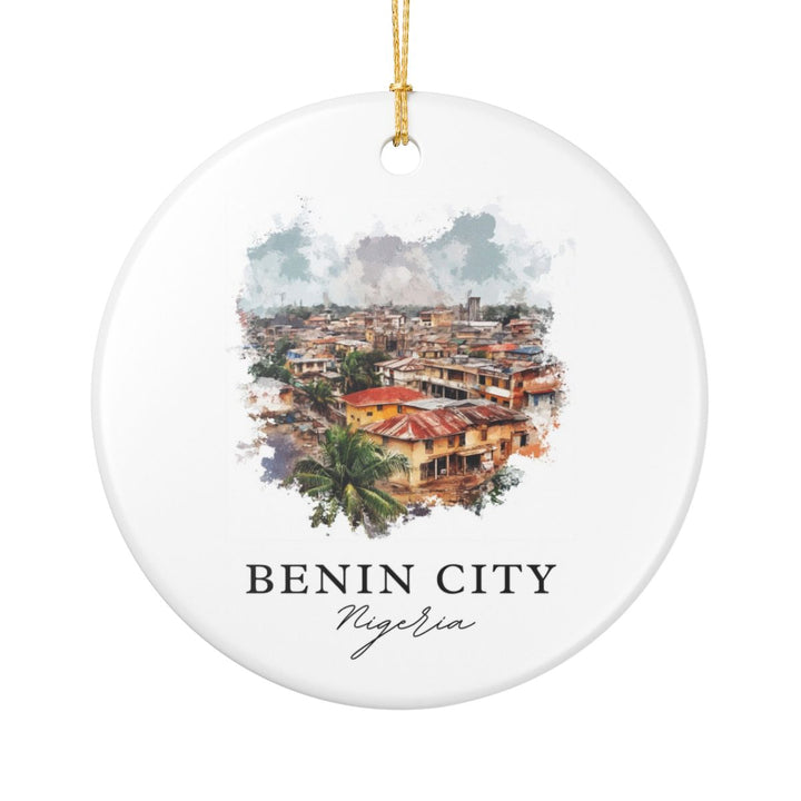 Benin City Nigeria Ornament | Christmas Travel Souvenir Gift