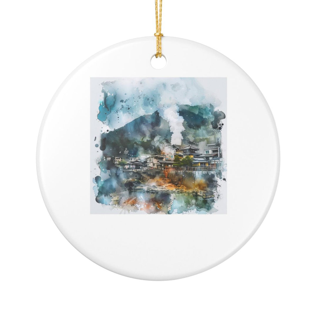 Beppu Japan Ornament: Unique Beppu Japan Souvenir, Beppu Japan Xmas Decor, and Authentic Beppu Japan Gift