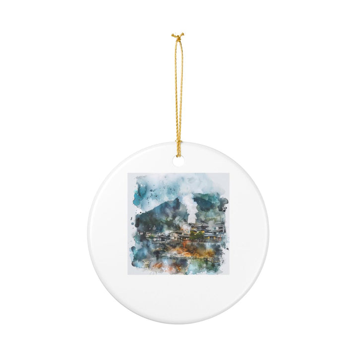 Beppu Japan Ornament: Unique Beppu Japan Souvenir, Beppu Japan Xmas Decor, and Authentic Beppu Japan Gift