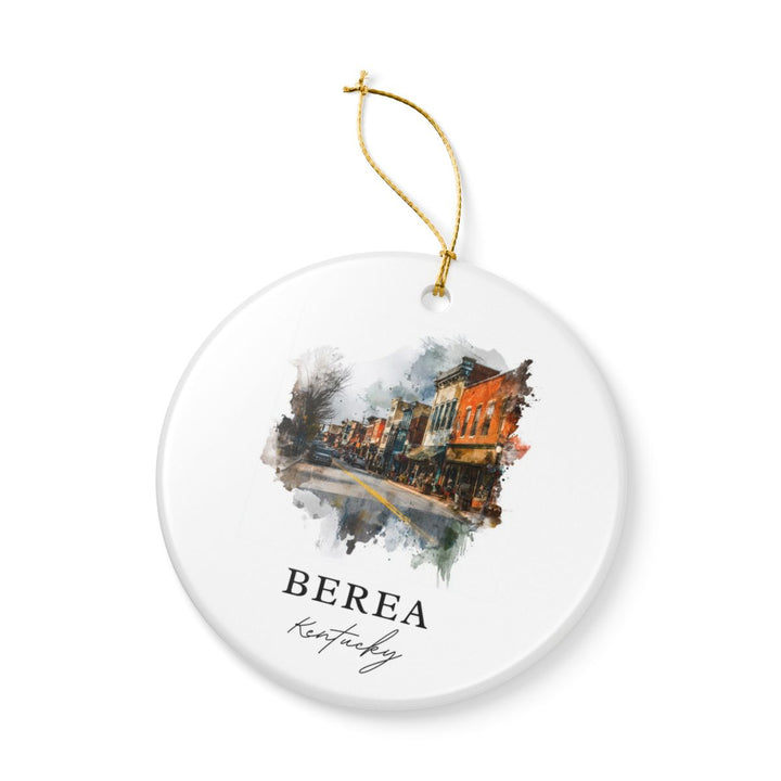 Berea Kentucky Ornament: Unique Berea Souvenir, Berea Kentucky Xmas Decor, and Authentic Berea Gift