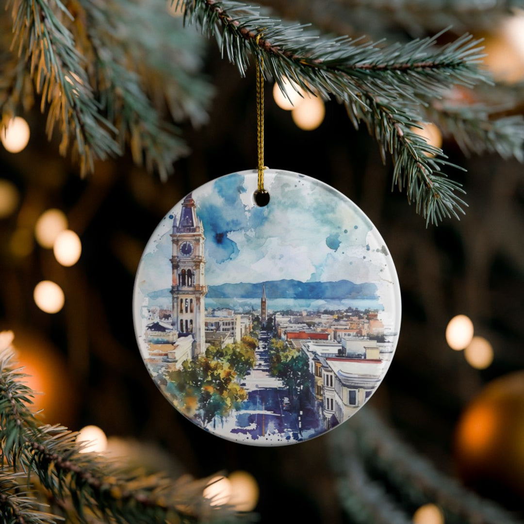 Berkeley California Ornament: Unique Berkeley Souvenir, Berkeley California Xmas Decor, and Authentic Berkeley Gift