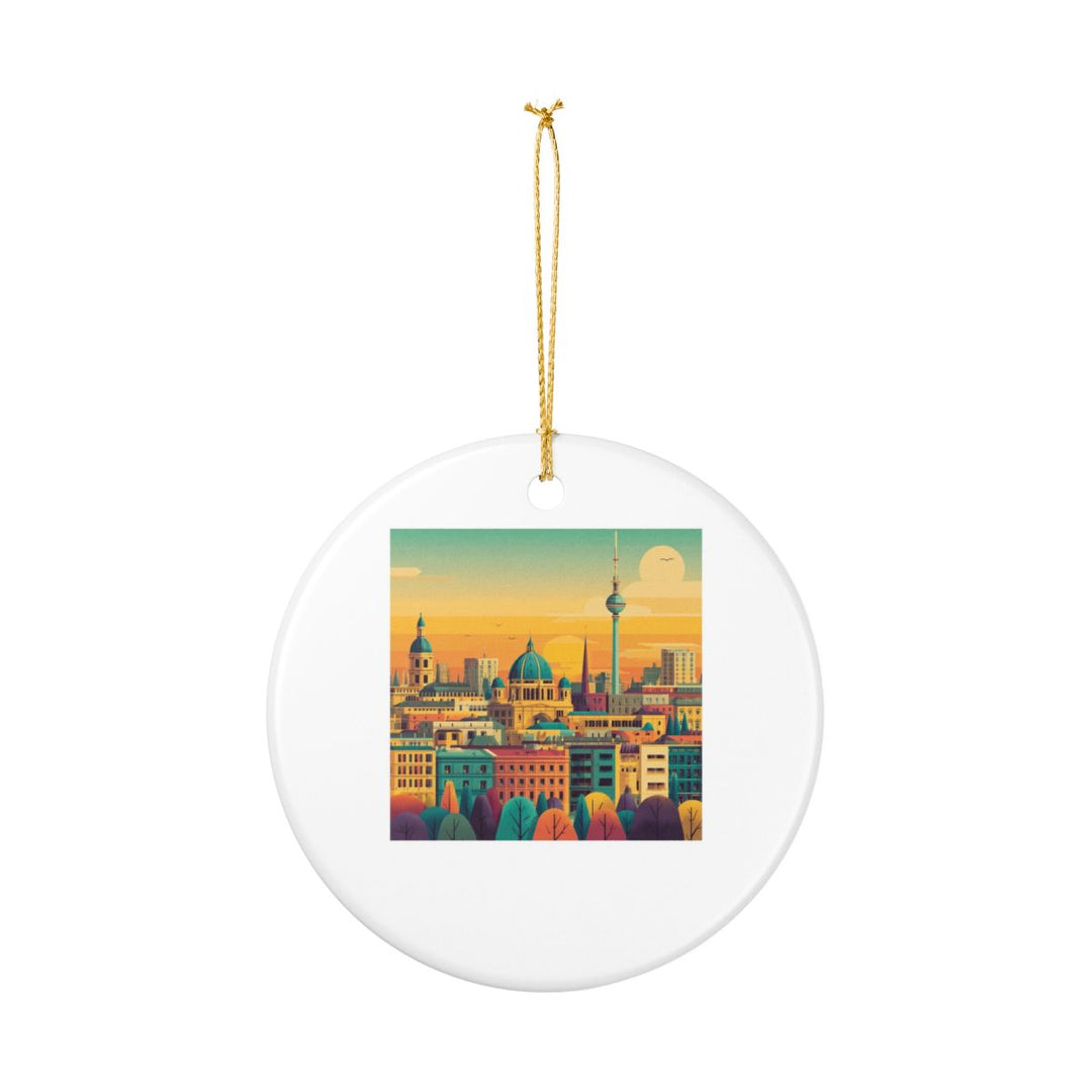 Berlin Germany Ornament: Unique Berlin Souvenir, Berlin Germany Xmas Decor, and Authentic Berlin Gift