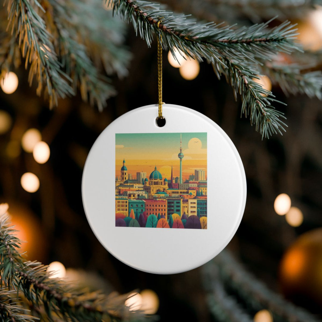 Berlin Germany Ornament: Unique Berlin Souvenir, Berlin Germany Xmas Decor, and Authentic Berlin Gift