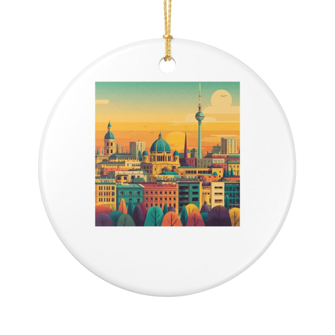 Berlin Germany Ornament: Unique Berlin Souvenir, Berlin Germany Xmas Decor, and Authentic Berlin Gift