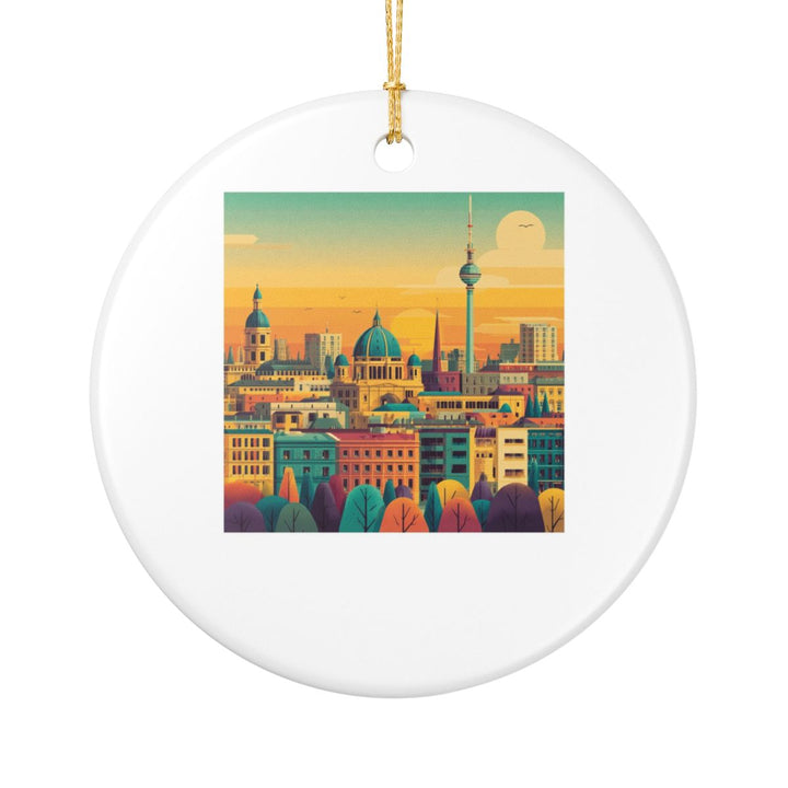 Berlin Germany Ornament: Unique Berlin Souvenir, Berlin Germany Xmas Decor, and Authentic Berlin Gift