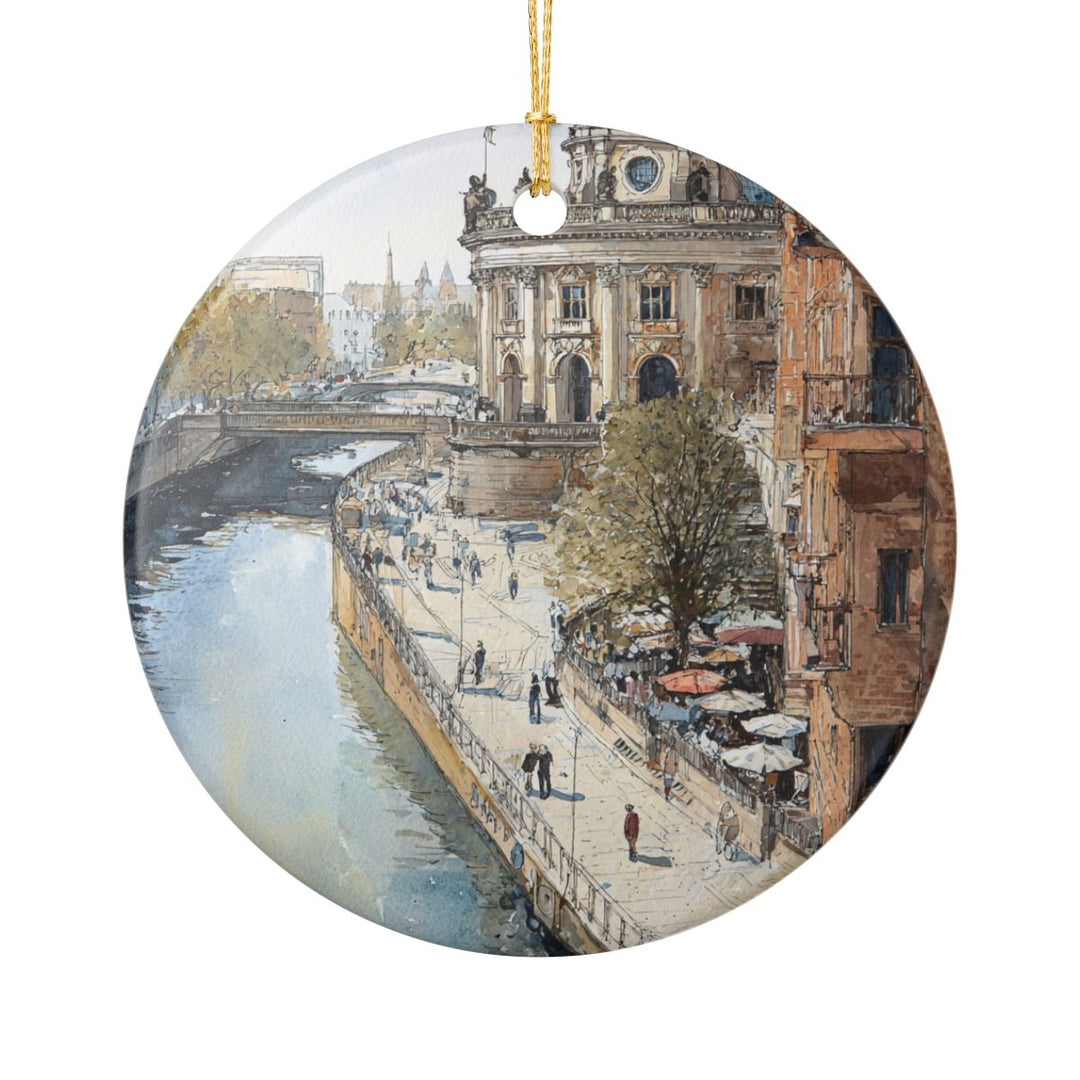 Berlin Germany Ornament: Unique Berlin Souvenir, Berlin Germany Xmas Decor, and Authentic Berlin Gift