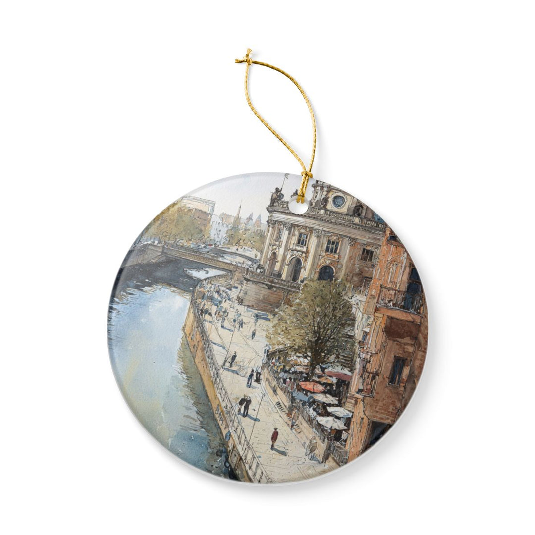 Berlin Germany Ornament: Unique Berlin Souvenir, Berlin Germany Xmas Decor, and Authentic Berlin Gift