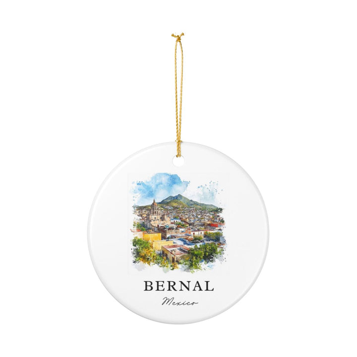 Bernal Mexico Ornament: Unique Bernal Souvenir, Bernal Mexico Xmas Decor, and Authentic Bernal Gift