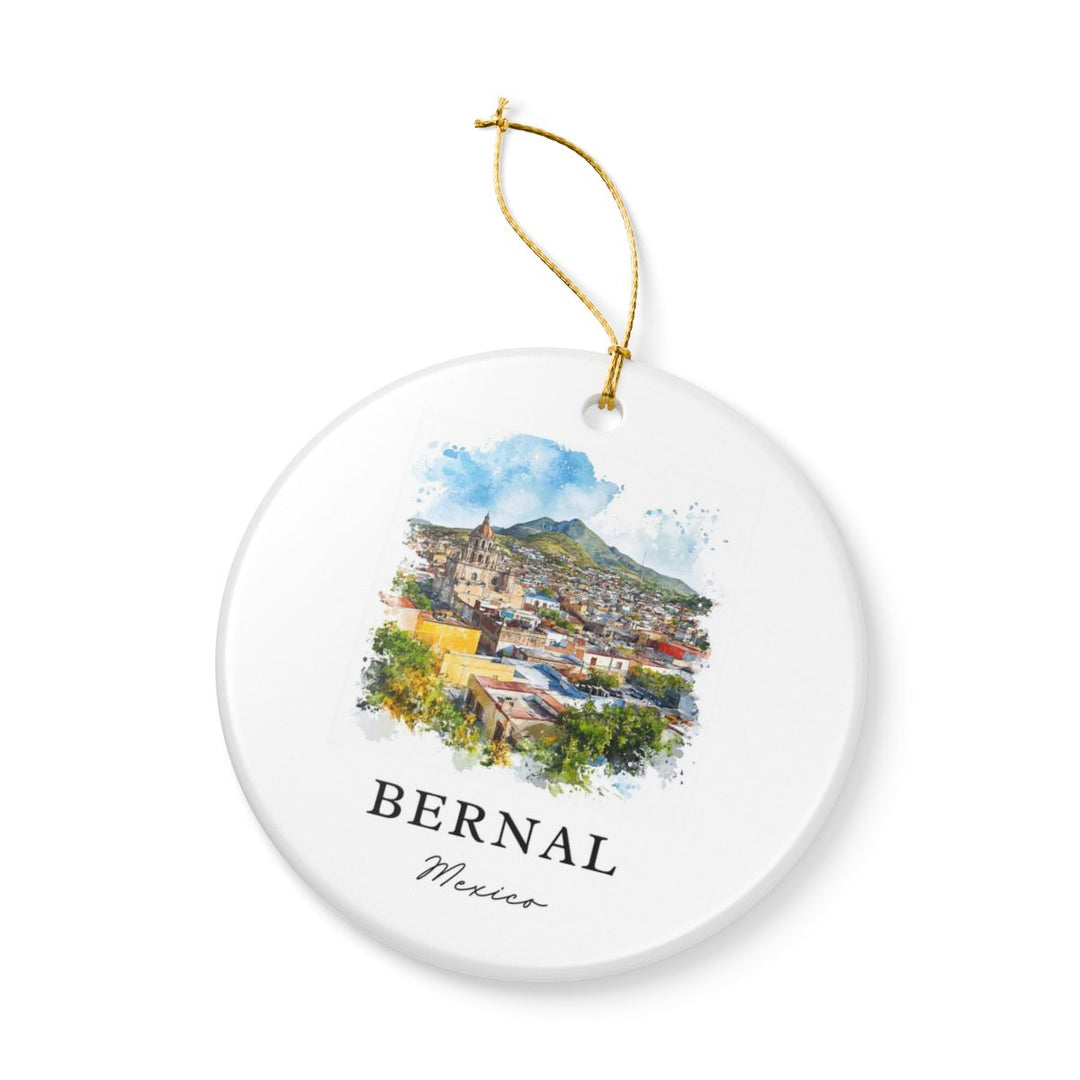 Bernal Mexico Ornament: Unique Bernal Souvenir, Bernal Mexico Xmas Decor, and Authentic Bernal Gift