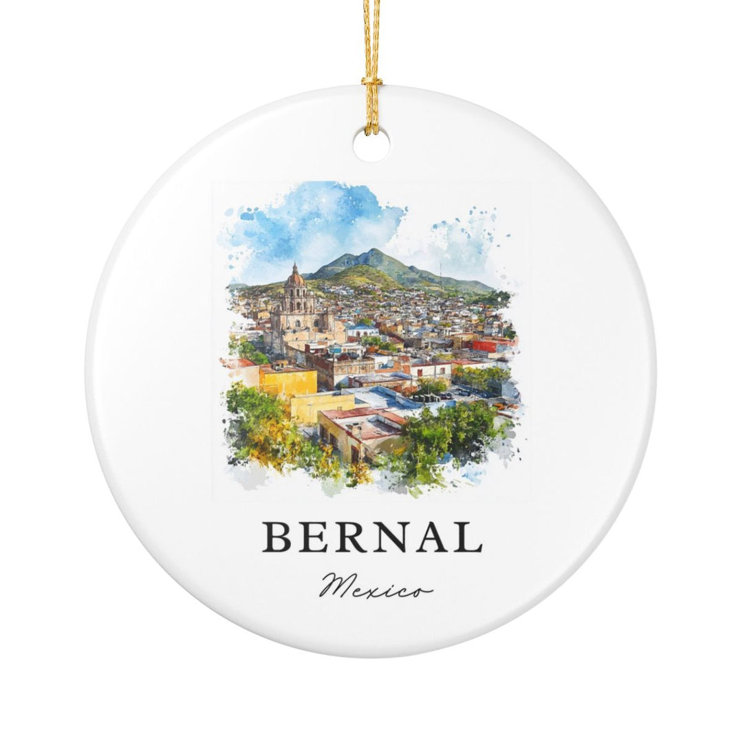 Bernal Mexico Ornament: Unique Bernal Souvenir, Bernal Mexico Xmas Decor, and Authentic Bernal Gift