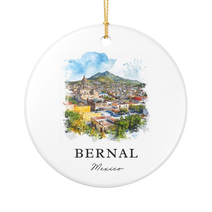 Bernal Mexico Ornament: Unique Bernal Souvenir, Bernal Mexico Xmas Decor, and Authentic Bernal Gift