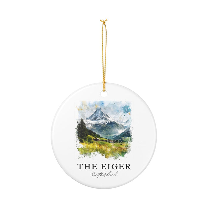 Bernese Alps Switzerland Ornament: Unique Bernese Alps Souvenir, Bernese Alps Switzerland Xmas Decor, and Authentic Bernese Alps Gift