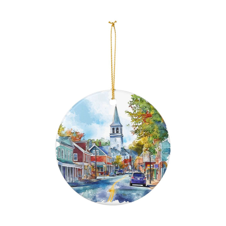 Bethel Maine Ornament: Unique Bethel Maine Souvenir, Bethel Maine Xmas Decor, and Authentic Bethel Maine Gift