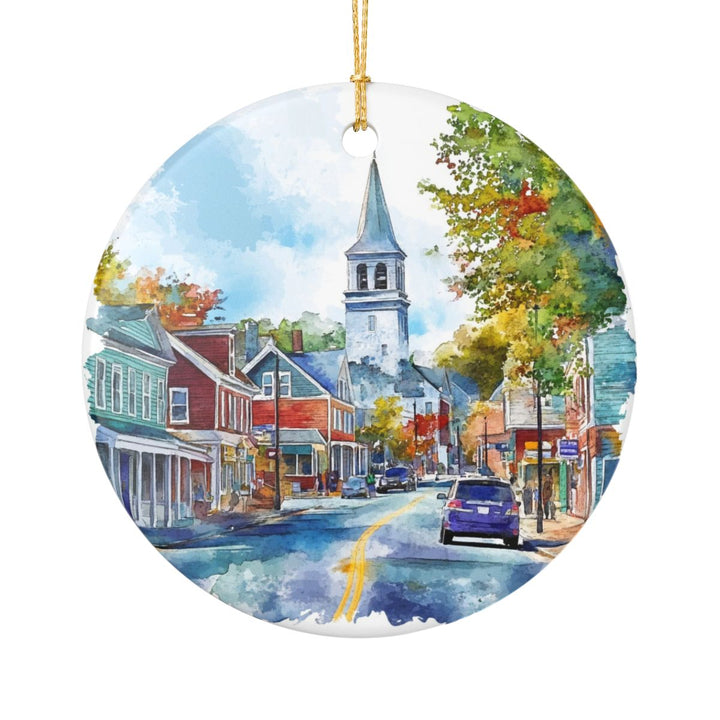 Bethel Maine Ornament: Unique Bethel Maine Souvenir, Bethel Maine Xmas Decor, and Authentic Bethel Maine Gift