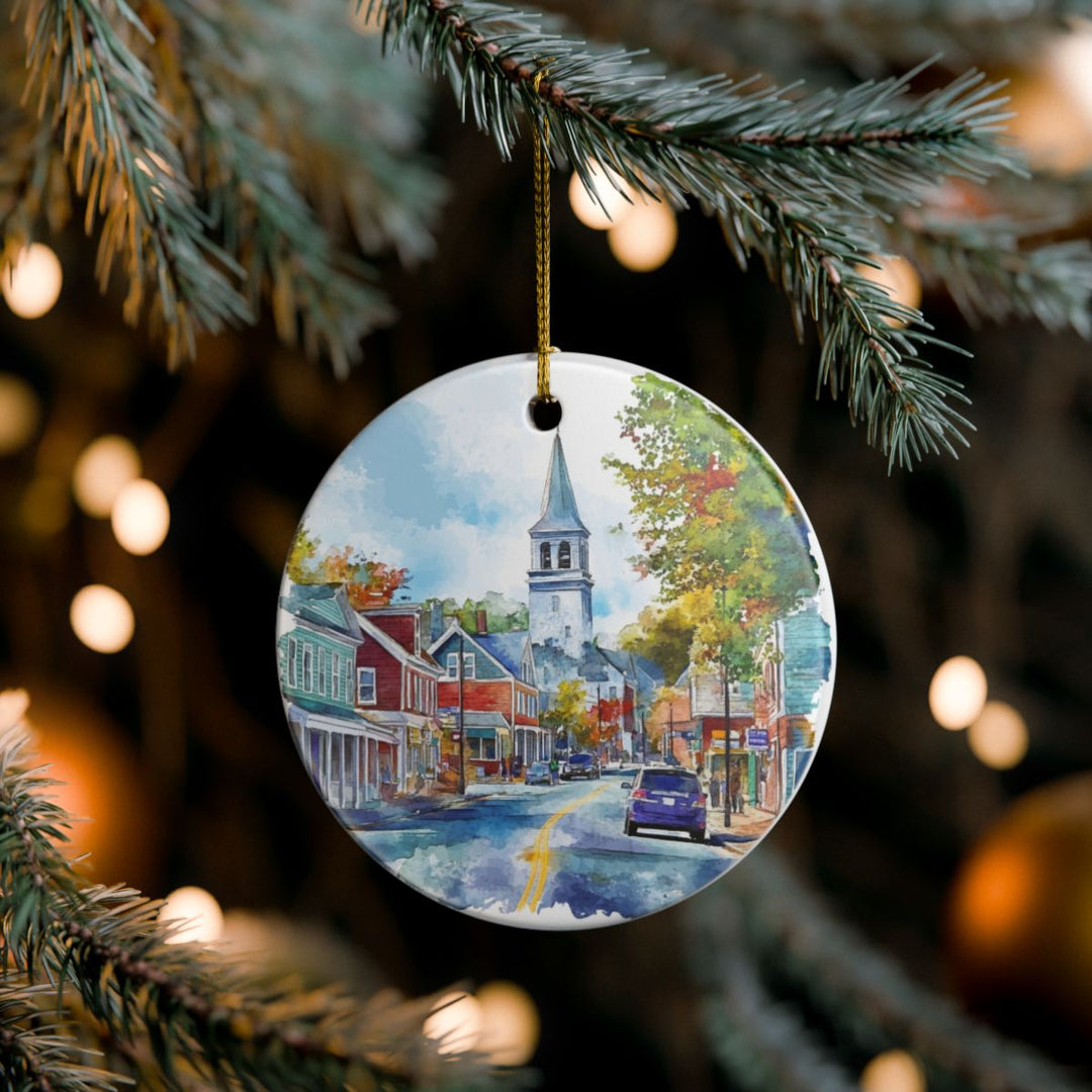 Bethel Maine Ornament: Unique Bethel Maine Souvenir, Bethel Maine Xmas Decor, and Authentic Bethel Maine Gift