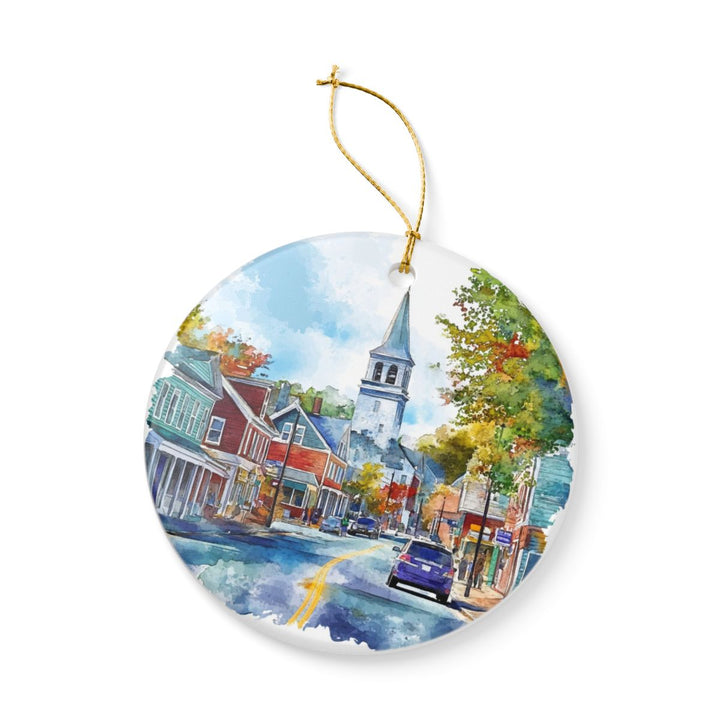 Bethel Maine Ornament: Unique Bethel Maine Souvenir, Bethel Maine Xmas Decor, and Authentic Bethel Maine Gift