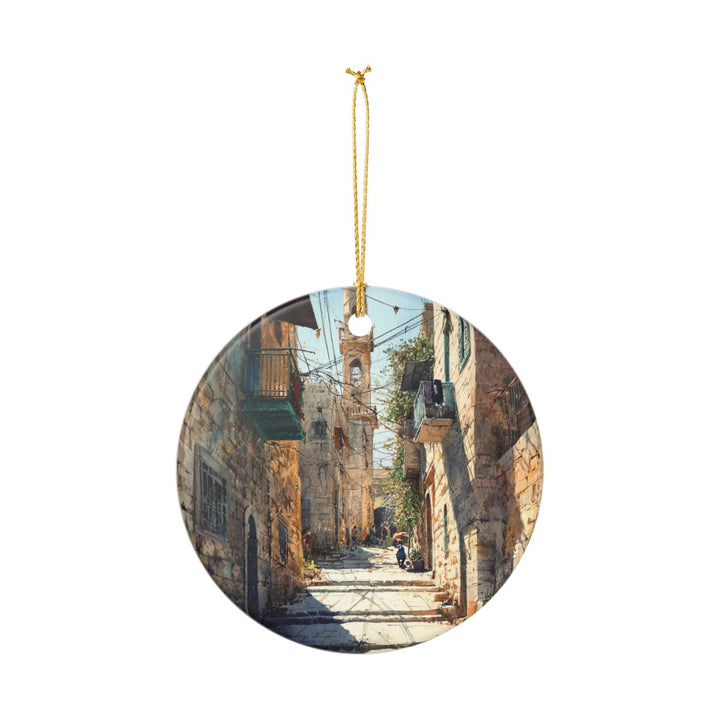Bethlehem Palestine Ornament: Unique Bethlehem Palestine Souvenir, Bethlehem Palestine Xmas Decor, and Authentic Bethlehem Palestine Gift