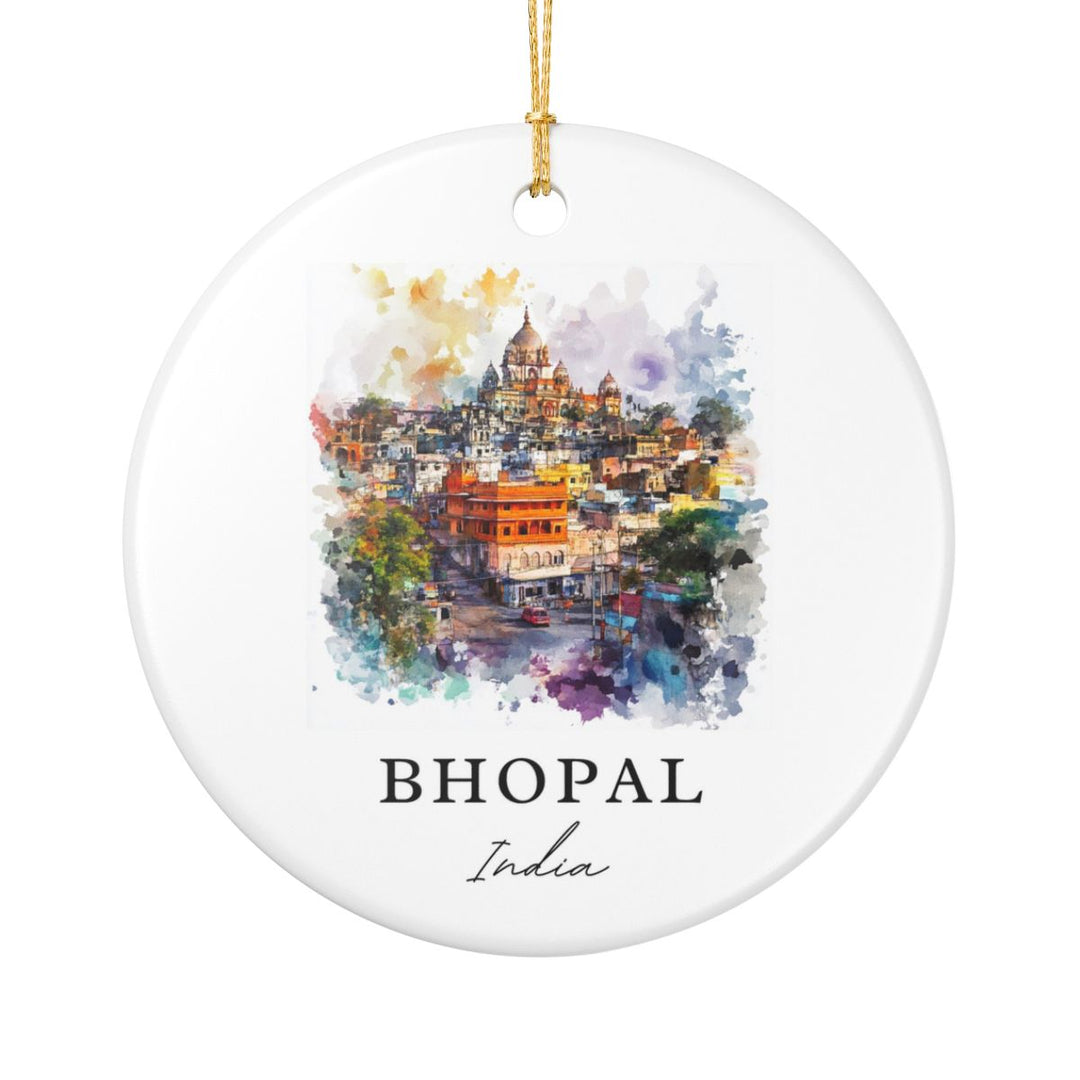 Bhopal Ornament: Unique Bhopal Souvenir, Bhopal Xmas Decor, and Authentic Bhopal Gift