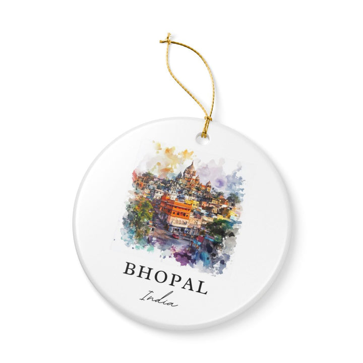 Bhopal Ornament: Unique Bhopal Souvenir, Bhopal Xmas Decor, and Authentic Bhopal Gift