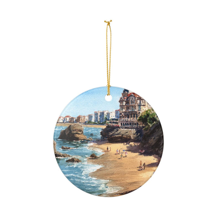 Biarritz Ornament: Unique Biarritz Souvenir, Biarritz Xmas Decor, and Authentic Biarritz Gift