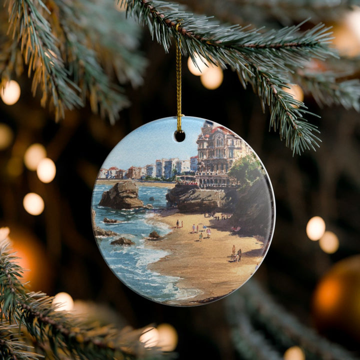 Biarritz Ornament: Unique Biarritz Souvenir, Biarritz Xmas Decor, and Authentic Biarritz Gift
