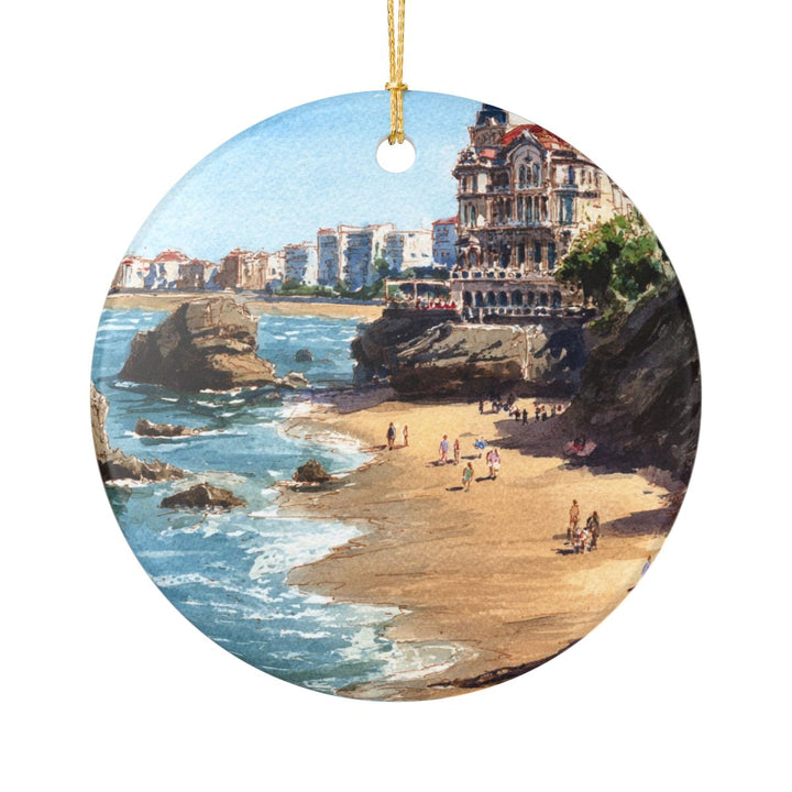 Biarritz Ornament: Unique Biarritz Souvenir, Biarritz Xmas Decor, and Authentic Biarritz Gift