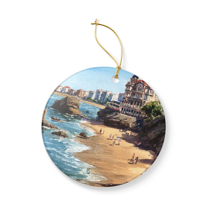 Biarritz Ornament: Unique Biarritz Souvenir, Biarritz Xmas Decor, and Authentic Biarritz Gift