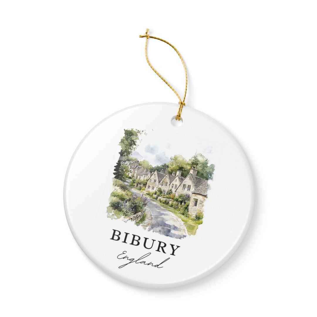 Bibury England Ornament: Unique Bibury England Souvenir, Bibury England Xmas Decor, and Authentic Bibury England Gift