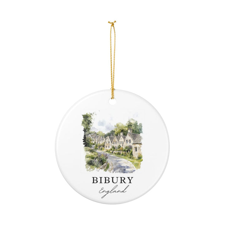 Bibury England Ornament: Unique Bibury England Souvenir, Bibury England Xmas Decor, and Authentic Bibury England Gift