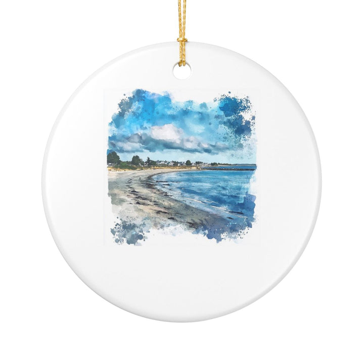 Biddeford Pool Maine Ornament: Unique Biddeford Pool Souvenir, Biddeford Pool Maine Xmas Decor, and Authentic Biddeford Pool Gift