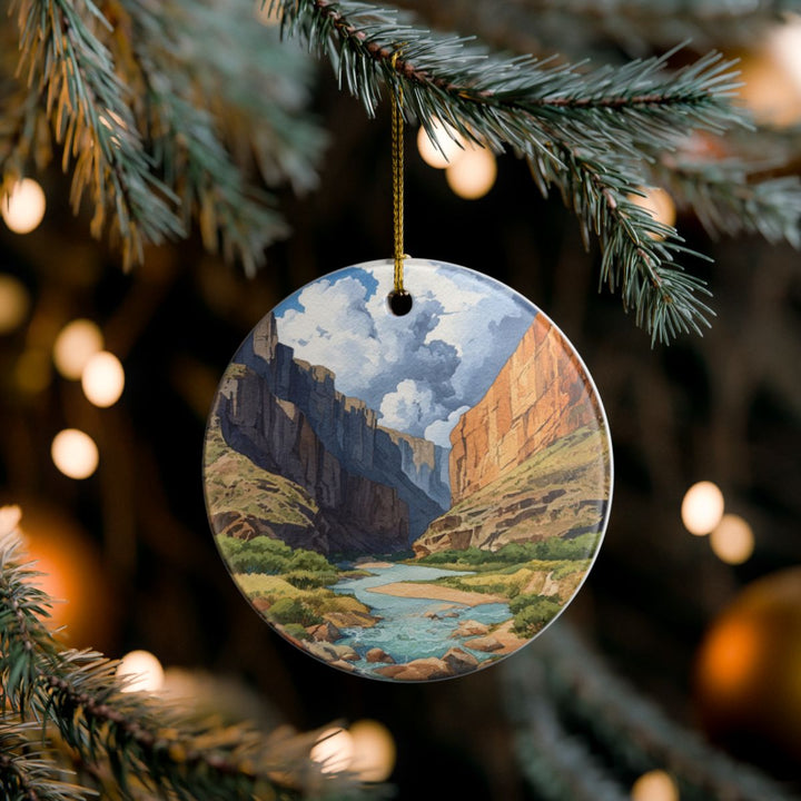 Big Bend National Park Ornament: Unique Big Bend National Park Souvenir, Big Bend National Park Xmas Decor, and Authentic Big Bend National Park Gift