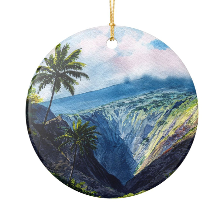 Big Island Hawaii Ornament: Unique Big Island Souvenir, Big Island Hawaii Xmas Decor, and Authentic Big Island Gift
