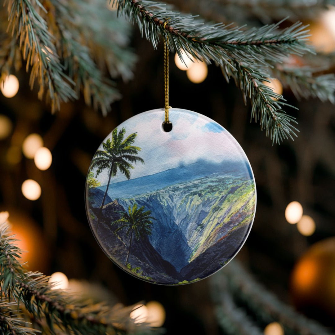 Big Island Hawaii Ornament: Unique Big Island Souvenir, Big Island Hawaii Xmas Decor, and Authentic Big Island Gift