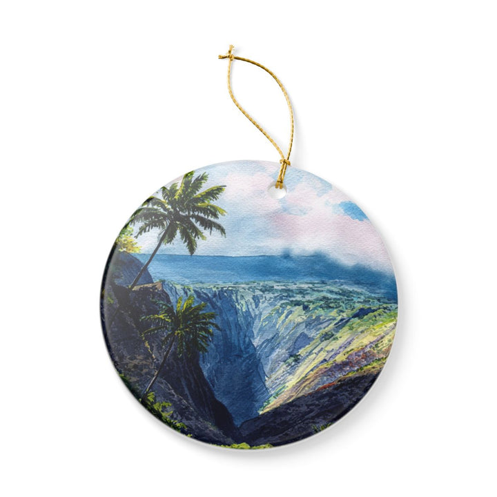 Big Island Hawaii Ornament: Unique Big Island Souvenir, Big Island Hawaii Xmas Decor, and Authentic Big Island Gift