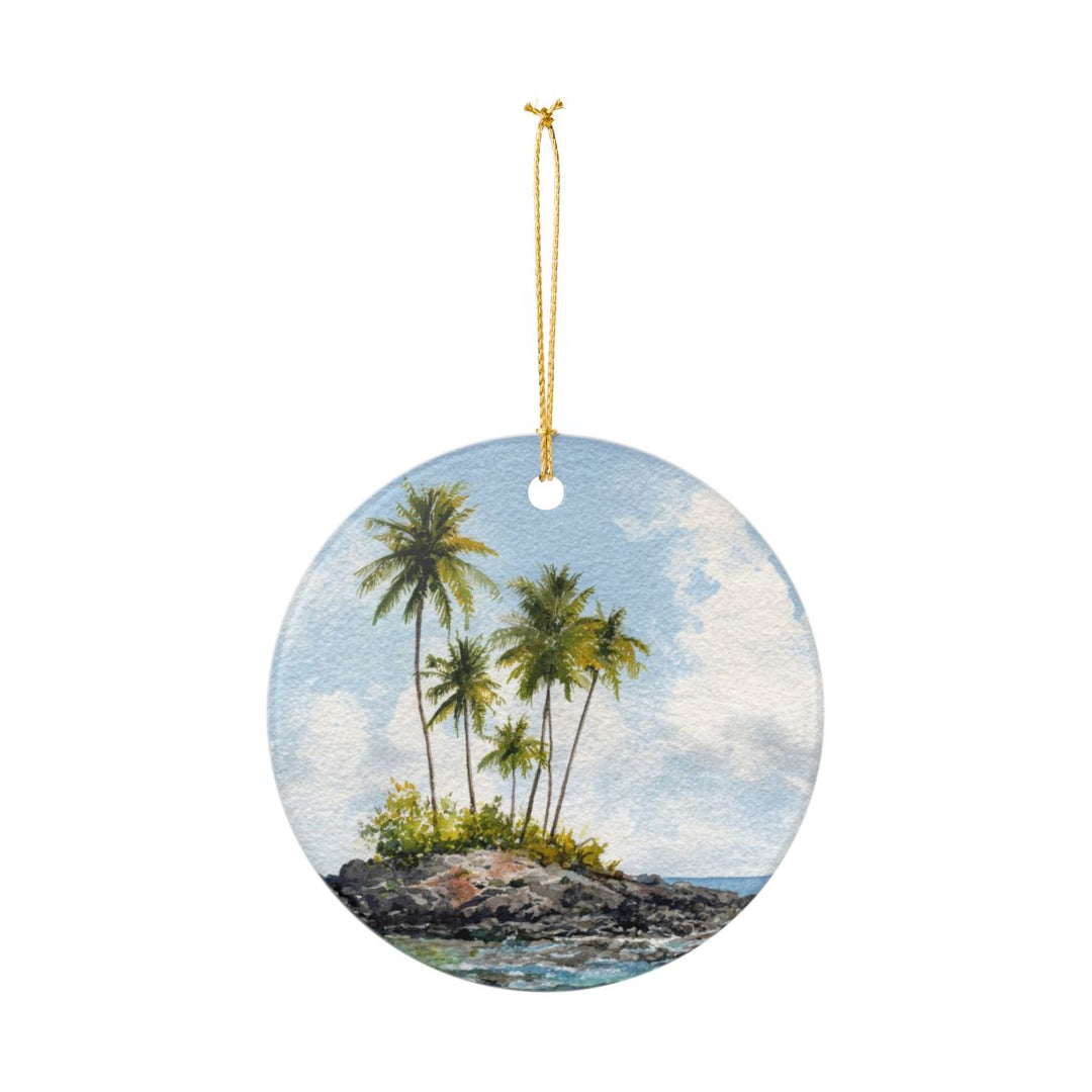 Big Island Hawaii Ornament: Unique Big Island Souvenir, Big Island Hawaii Xmas Decor, and Authentic Big Island Gift
