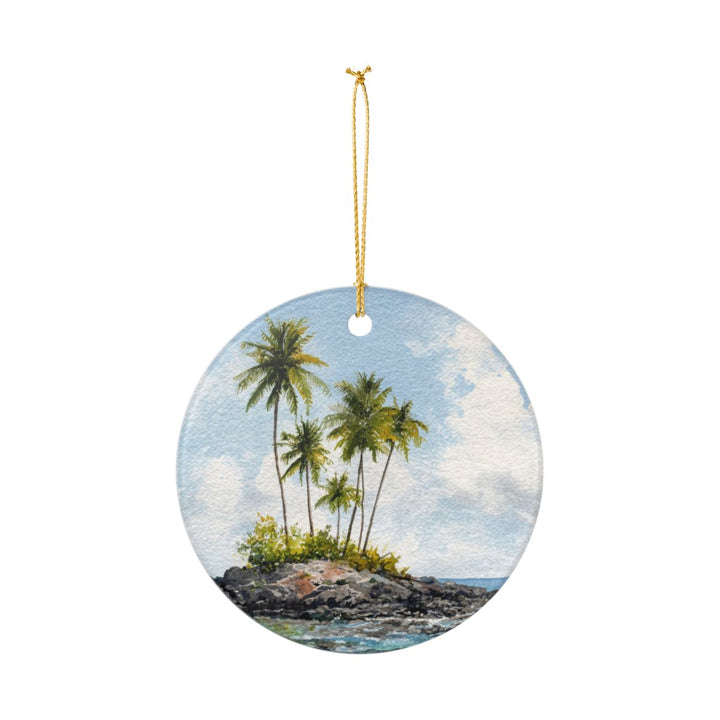 Big Island Hawaii Ornament: Unique Big Island Souvenir, Big Island Hawaii Xmas Decor, and Authentic Big Island Gift